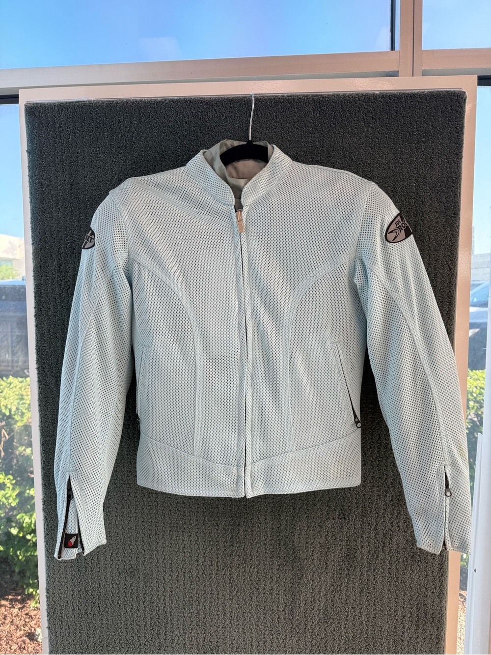 Women’s S Joe Rocket Light Blue Mesh Motorcycle Jacket